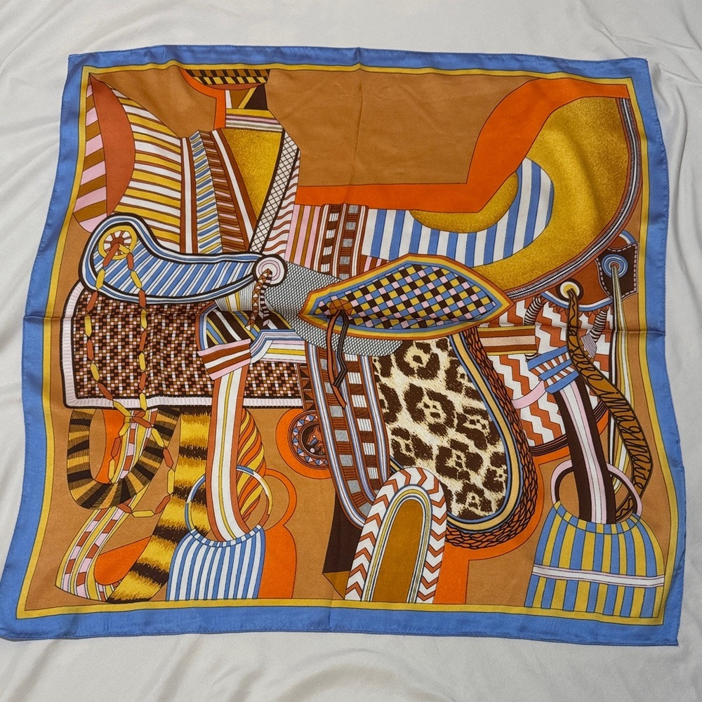 Women’s decorative satin scarf